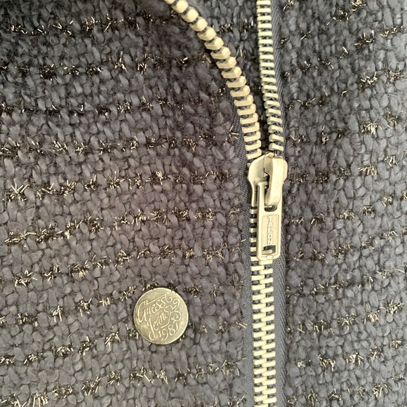 GUESS Tweed Moto Jacket - Picture 7 of 7